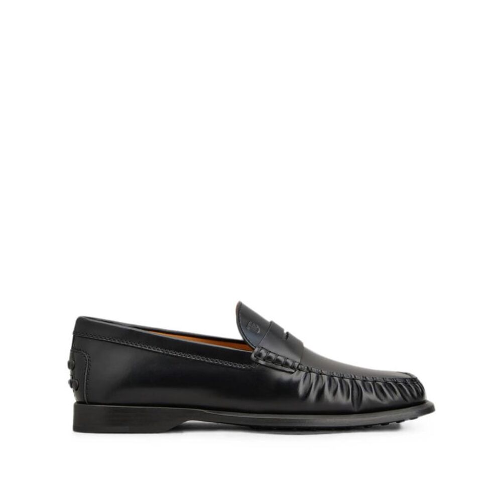Tod's Men Gathered Penny Loafers With Rubber Sole